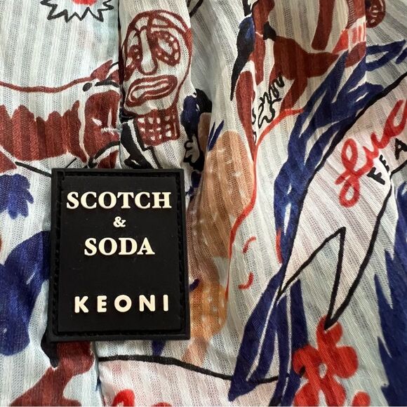 Scotch & Soda Keoni Jumpsuit Wide Leg Pockets Size M - Picture 5 of 10